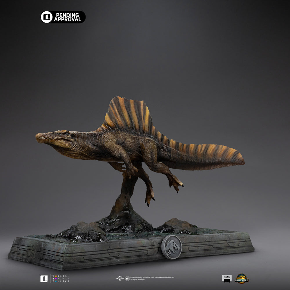 Estátua Spinosaurus - Jurassic World: Rebirth - Icons - Iron Studios
