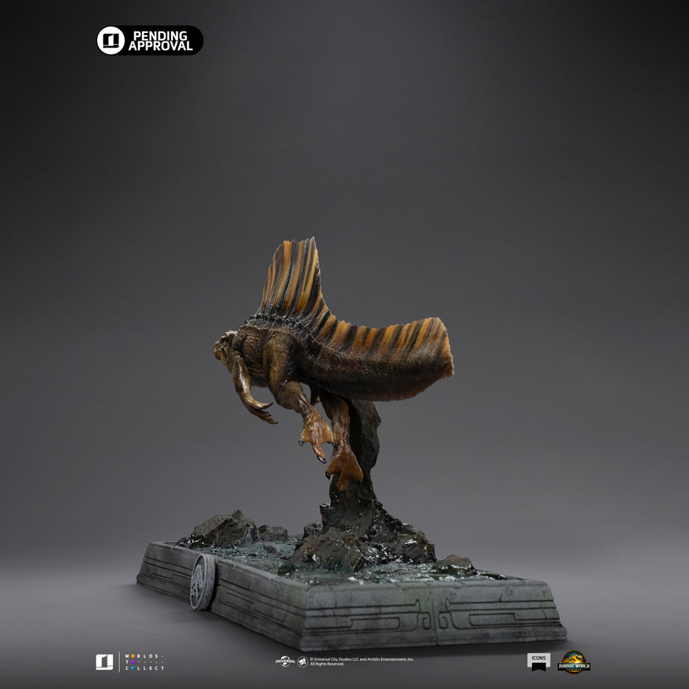 Estátua Spinosaurus - Jurassic World: Rebirth - Icons - Iron Studios