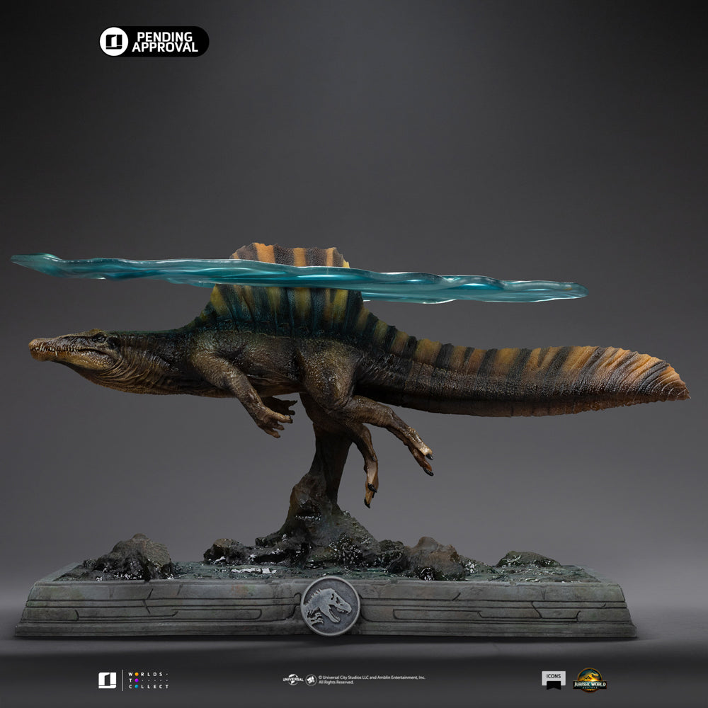 Estátua Spinosaurus - Jurassic World: Rebirth - Icons - Iron Studios
