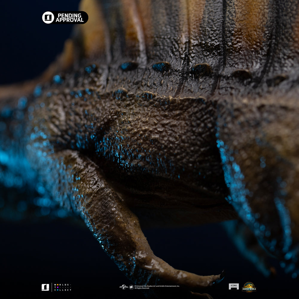 Estátua Spinosaurus - Jurassic World: Rebirth - Icons - Iron Studios