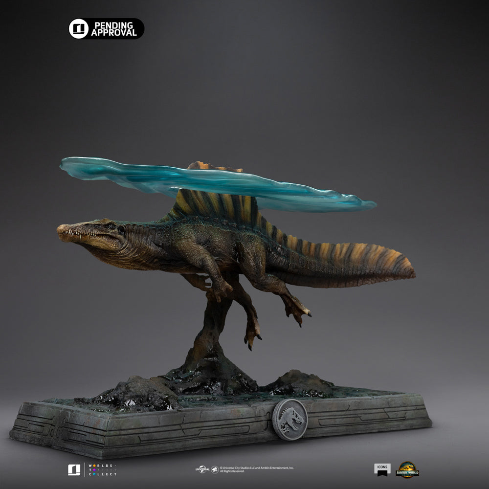 Estátua Spinosaurus - Jurassic World: Rebirth - Icons - Iron Studios
