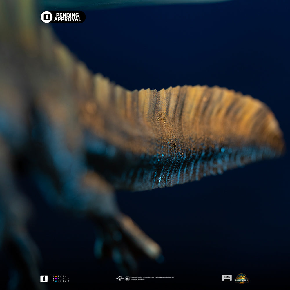 Estátua Spinosaurus - Jurassic World: Rebirth - Icons - Iron Studios