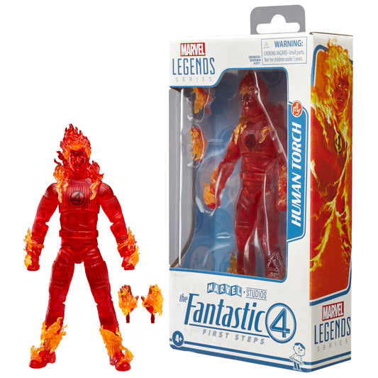 Figura Human Torch - Fantastic Four Movie - Marvel Legends Series - Hasbro