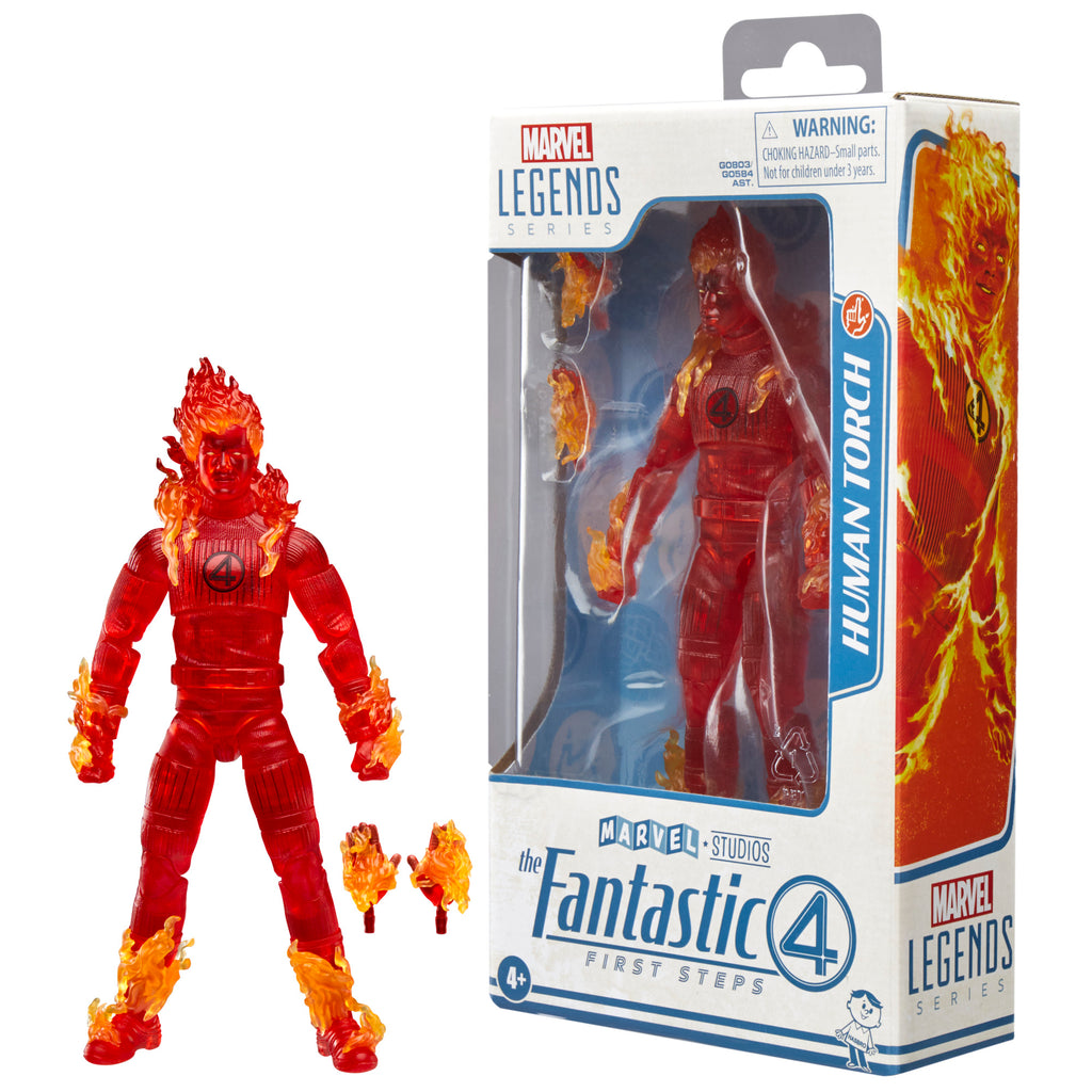 Figura Human Torch - Fantastic Four Movie - Marvel Legends Series - Hasbro