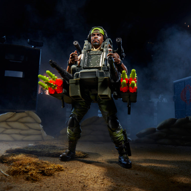 Figura Heavy Duty with Man-Portable Heavy Weapons System - G.I. Joe Classified - Hasbro
