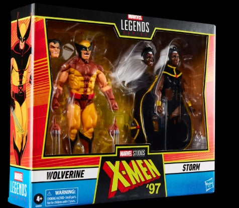 Figuras Wolverine & Storm - X-Men ‘97 - Marvel Legends Series - Hasbro