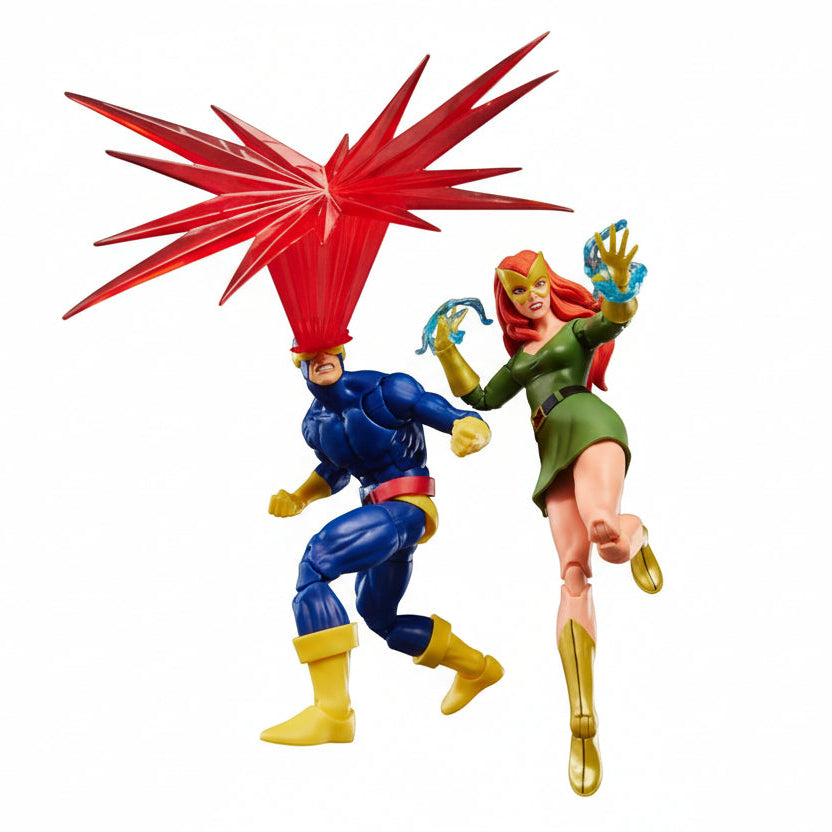 Figuras Jean & Ciclope  - X-Men ‘97 - Marvel Legends Series - Hasbro