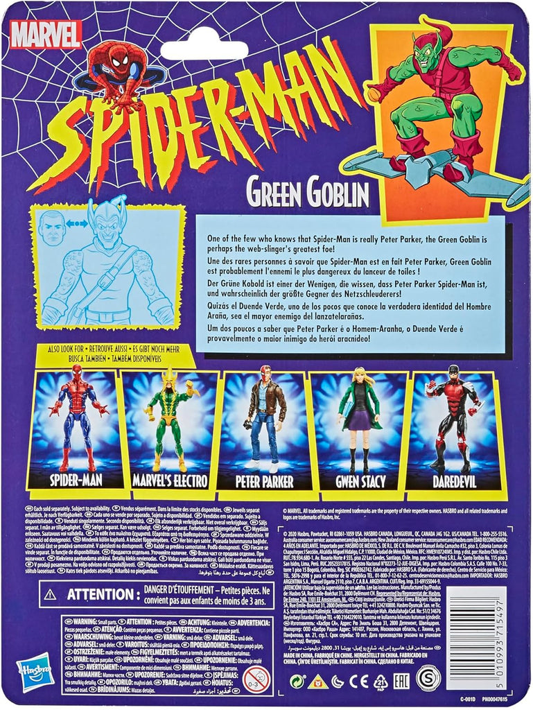 Figura Green Goblin Retro - Spider-Man - Marvel Vintage Series - Hasbro