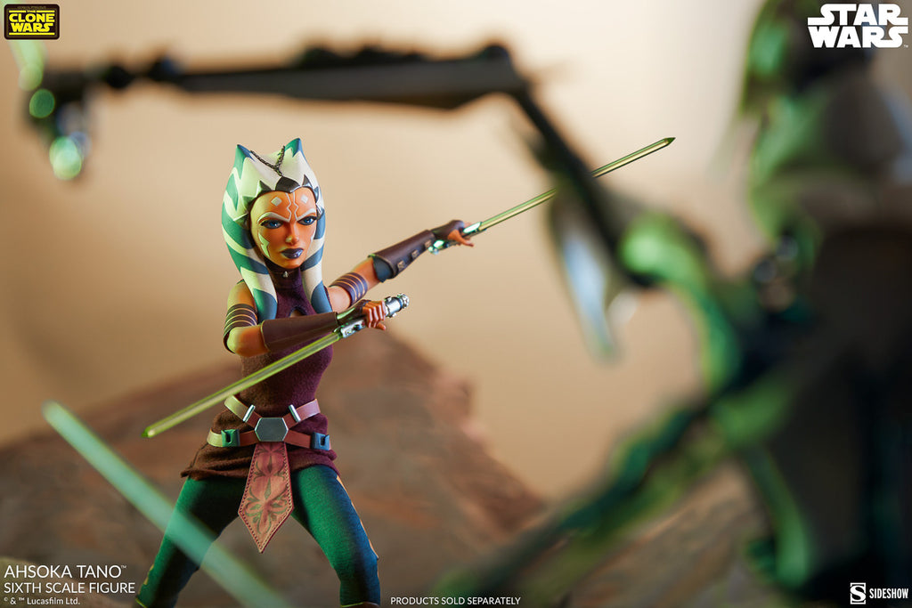 Figura Ahsoka Tano - Star Wars The Clone Wars - Sixth Scale - Sideshow