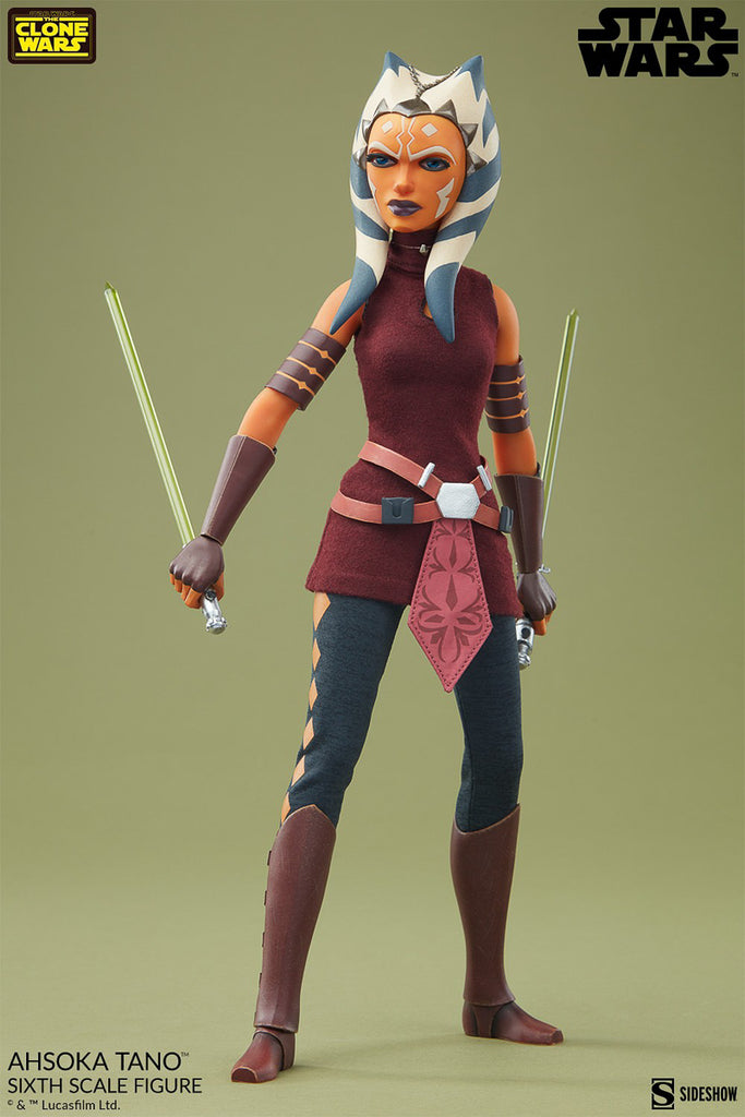 Figura Ahsoka Tano - Star Wars The Clone Wars - Sixth Scale - Sideshow
