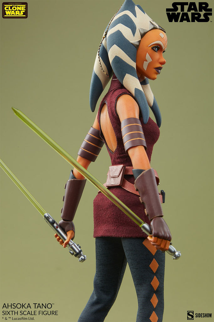 Figura Ahsoka Tano - Star Wars The Clone Wars - Sixth Scale - Sideshow