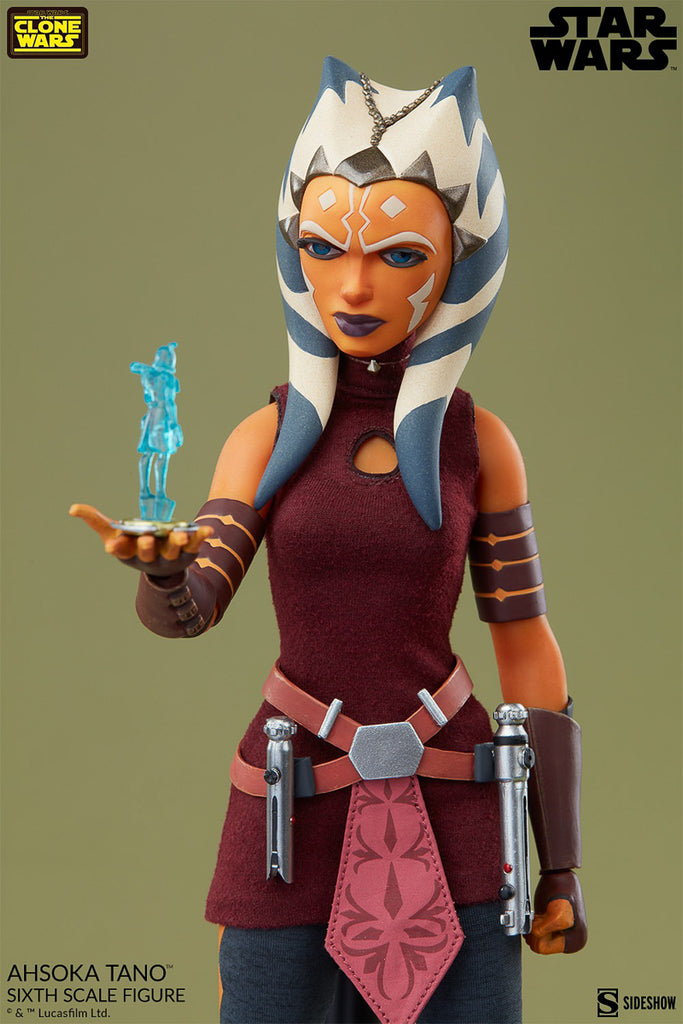 Figura Ahsoka Tano - Star Wars The Clone Wars - Sixth Scale - Sideshow