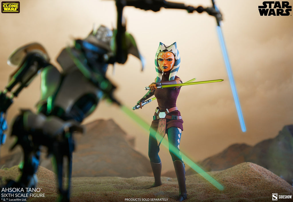 Figura Ahsoka Tano - Star Wars The Clone Wars - Sixth Scale - Sideshow