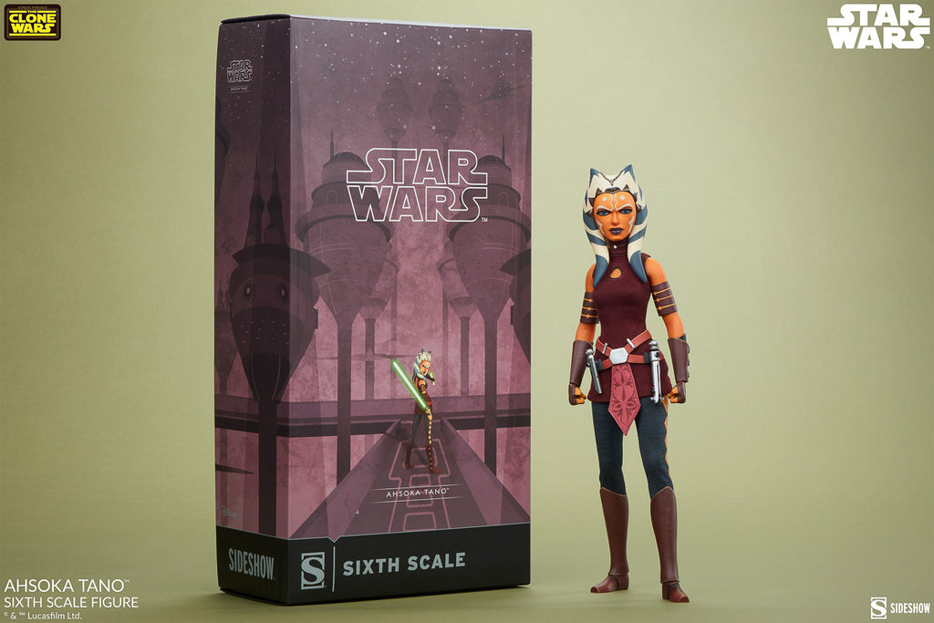 Figura Ahsoka Tano - Star Wars The Clone Wars - Sixth Scale - Sideshow