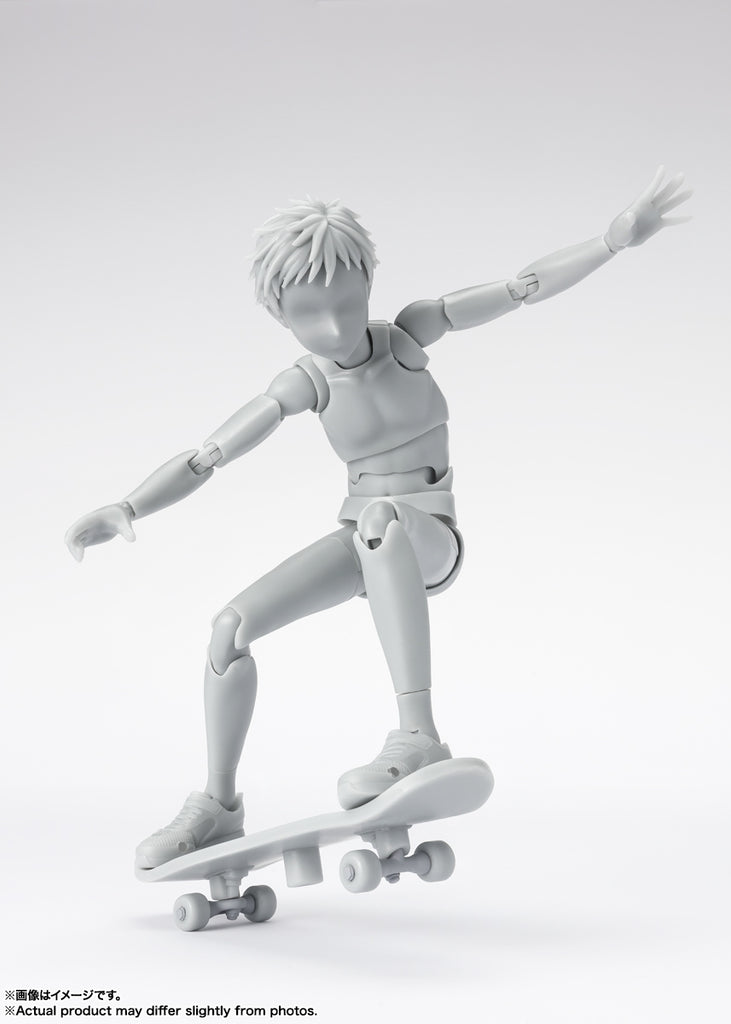 Figura Body Kun School Life Edition DX Set Gray Collor Ver - S.H.Figuarts - Bandai