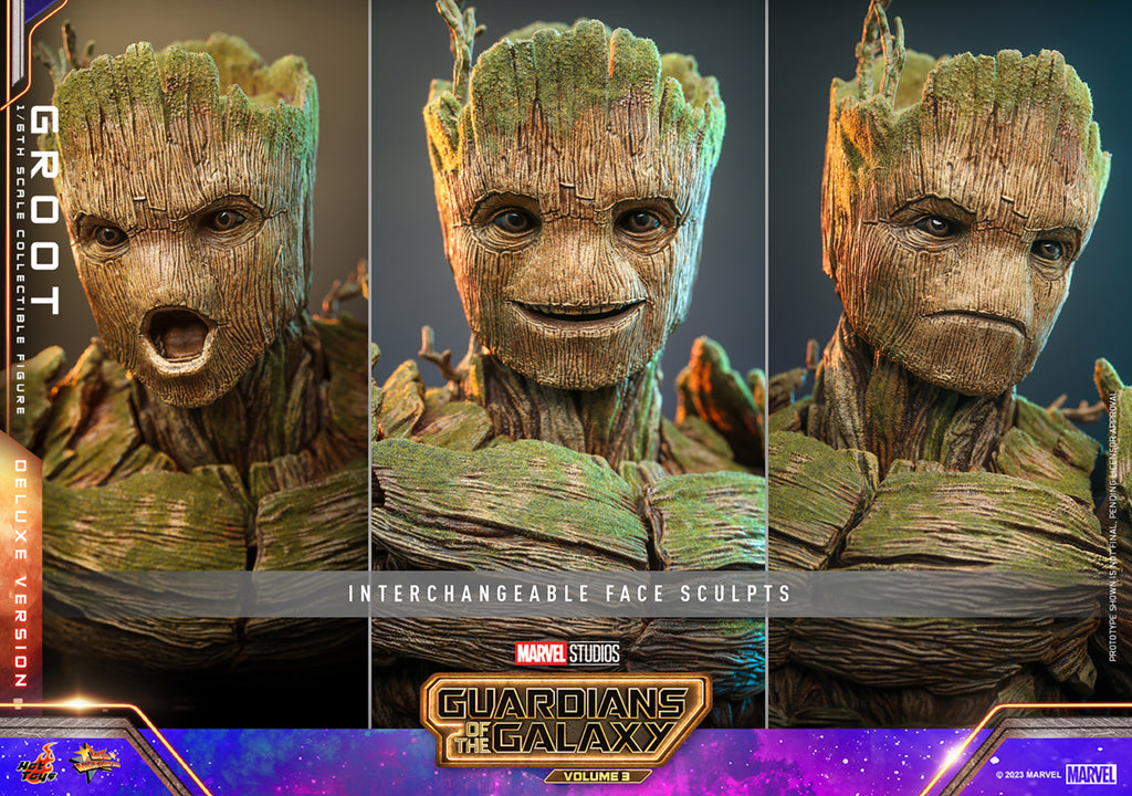 Figura Groot Deluxe Version - Marvel - Sixth Scale - Hot Toys