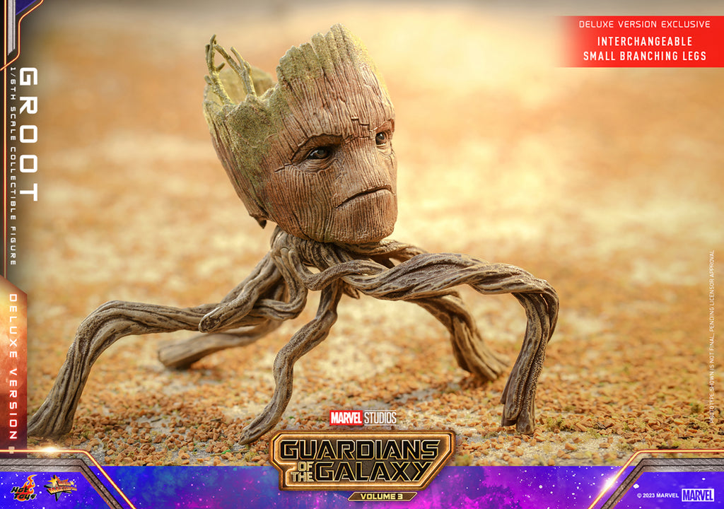 Figura Groot Deluxe Version - Marvel - Sixth Scale - Hot Toys