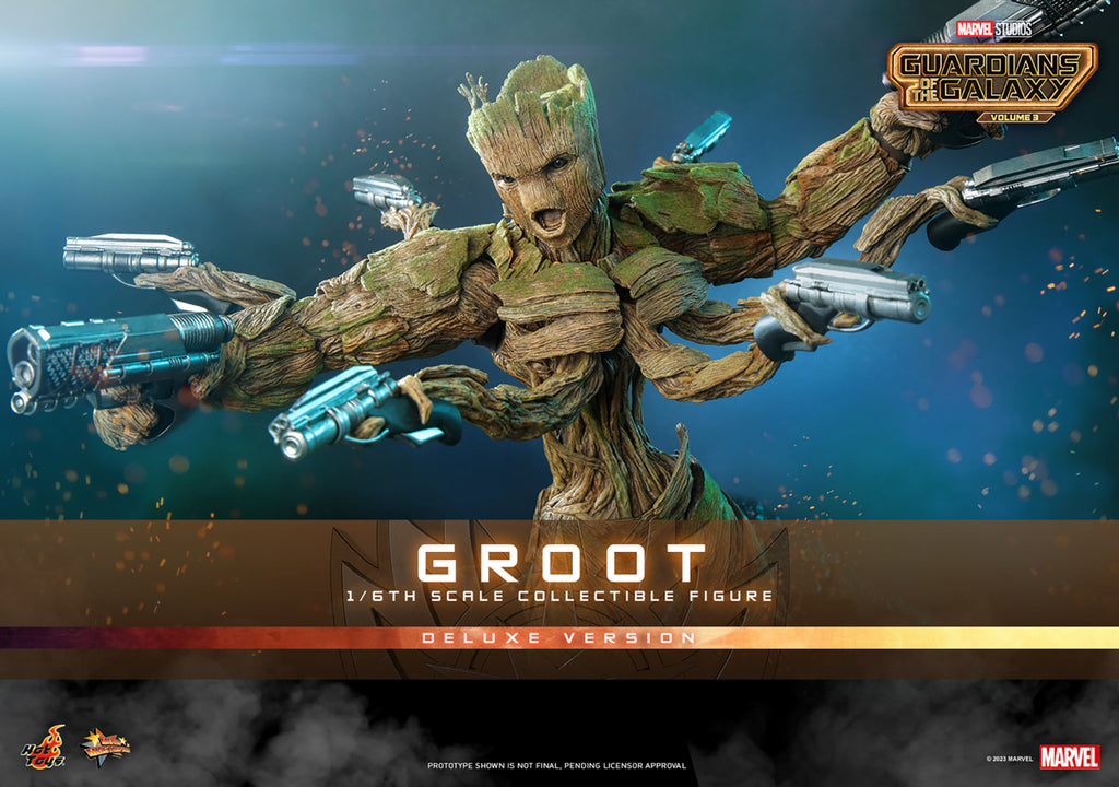 Figura Groot Deluxe Version - Marvel - Sixth Scale - Hot Toys