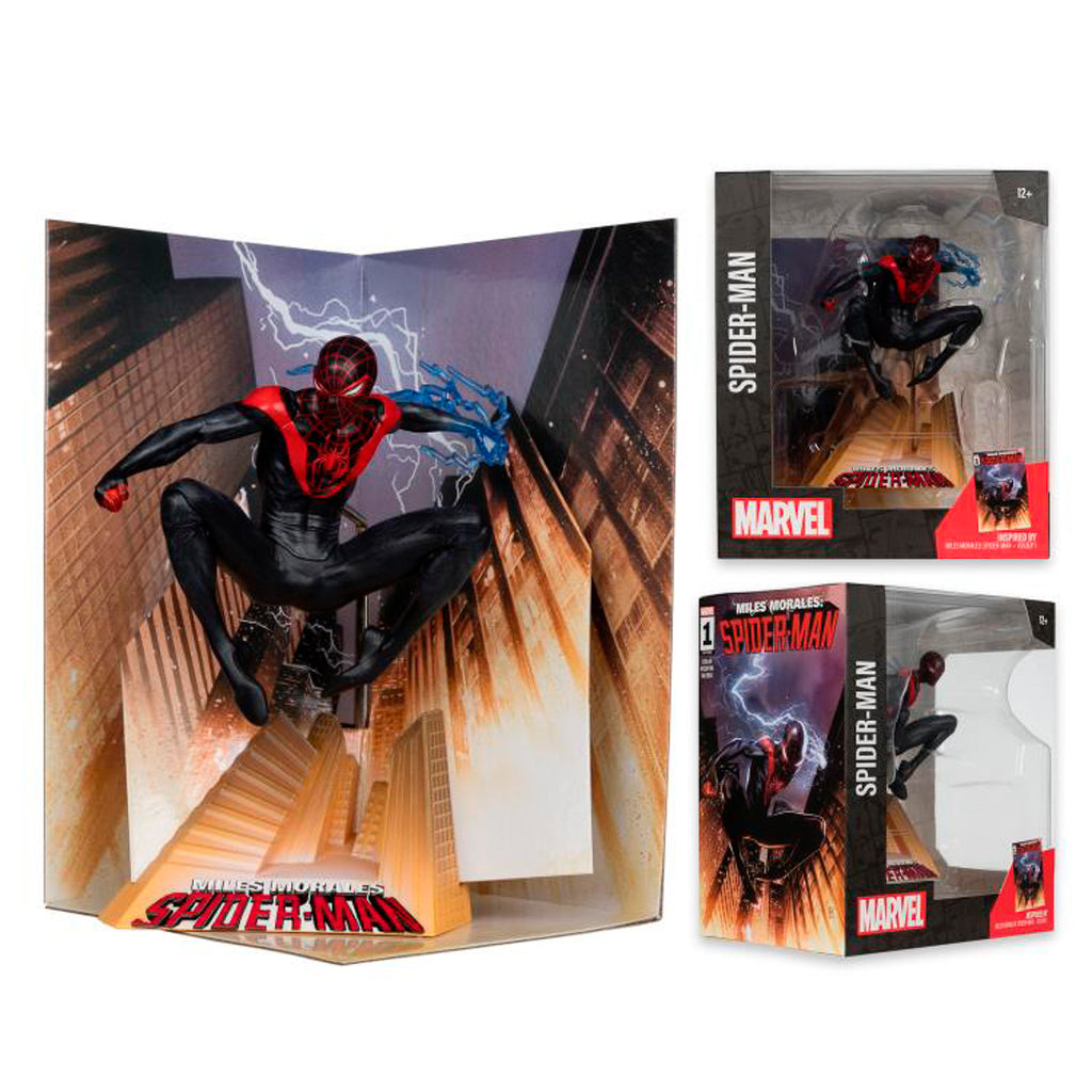 Figura Homem-Aranha Miles Morales - Marvel Comics - 1/10 Scale - McFarlane