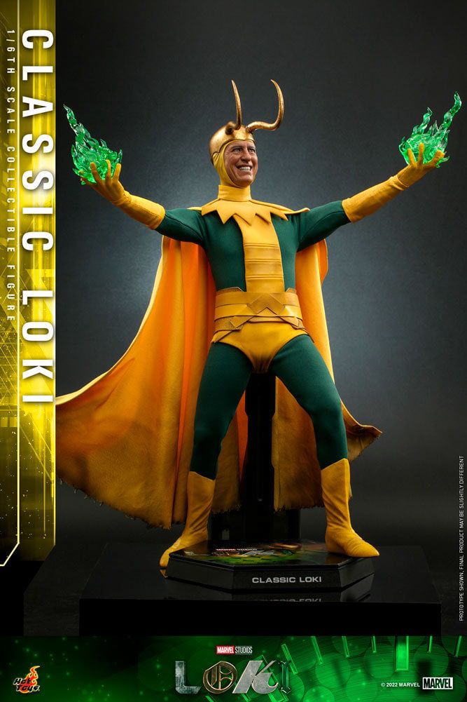 Figura Loki Clássico - Marvel - Sixth Scale - Hot Toys