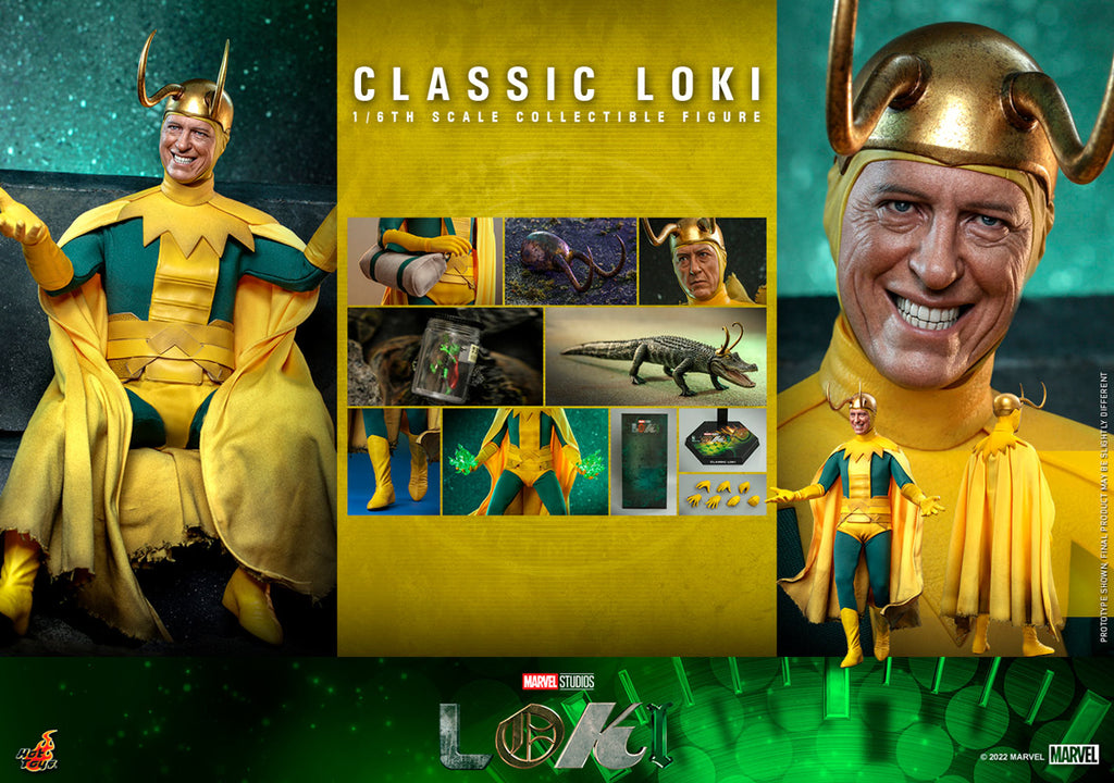 Figura Loki Clássico - Marvel - Sixth Scale - Hot Toys