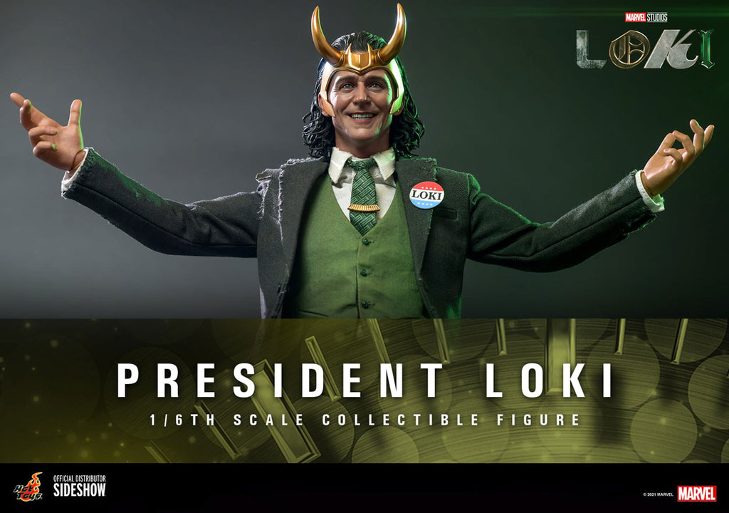 Figura Presidente Loki - Marvel - Sixth Scale - Hot Toys