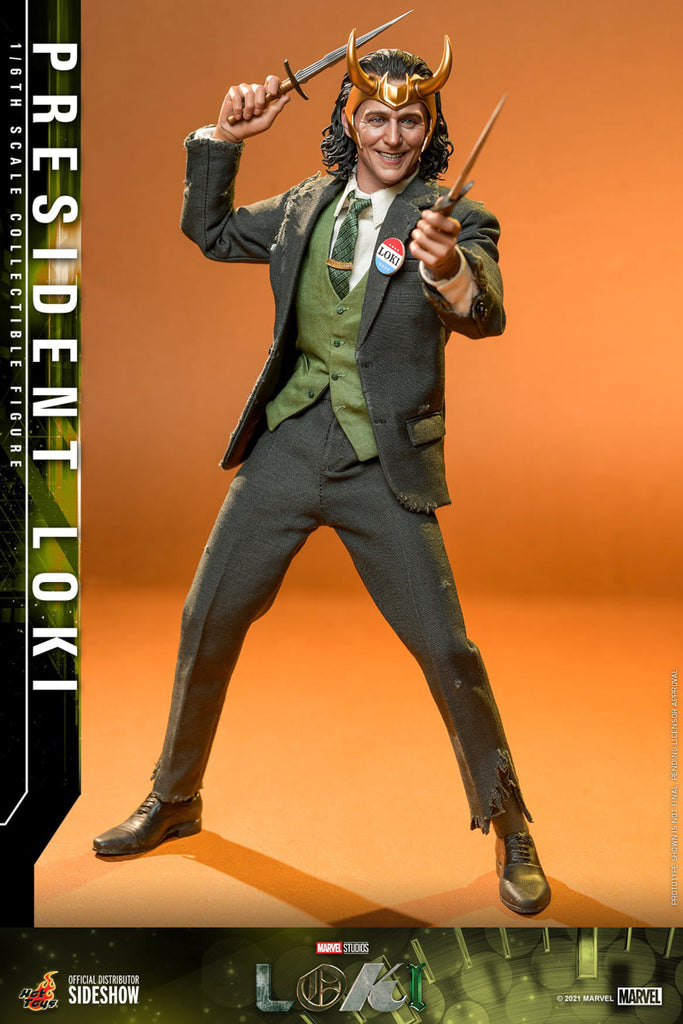 Figura Presidente Loki - Marvel - Sixth Scale - Hot Toys