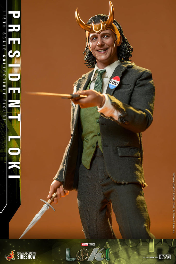 Figura Presidente Loki - Marvel - Sixth Scale - Hot Toys