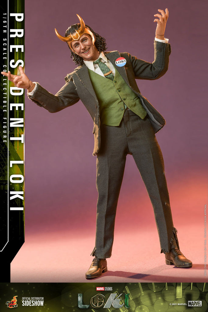 Figura Presidente Loki - Marvel - Sixth Scale - Hot Toys