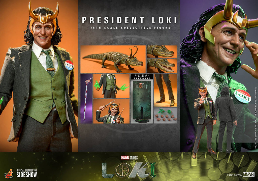 Figura Presidente Loki - Marvel - Sixth Scale - Hot Toys
