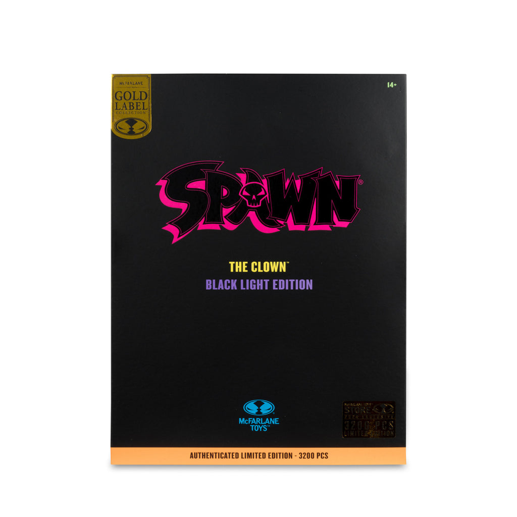 Figura Spawn The Clown Black Light Edition Ex - Spawn - 7 Scale - McFarlane