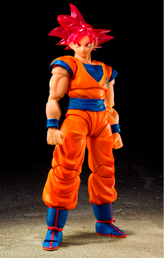 Figura Super Saiyan God Son Goku - Comic Con 2021 - Dragon  Ball - S.H.Figuarts - Bandai