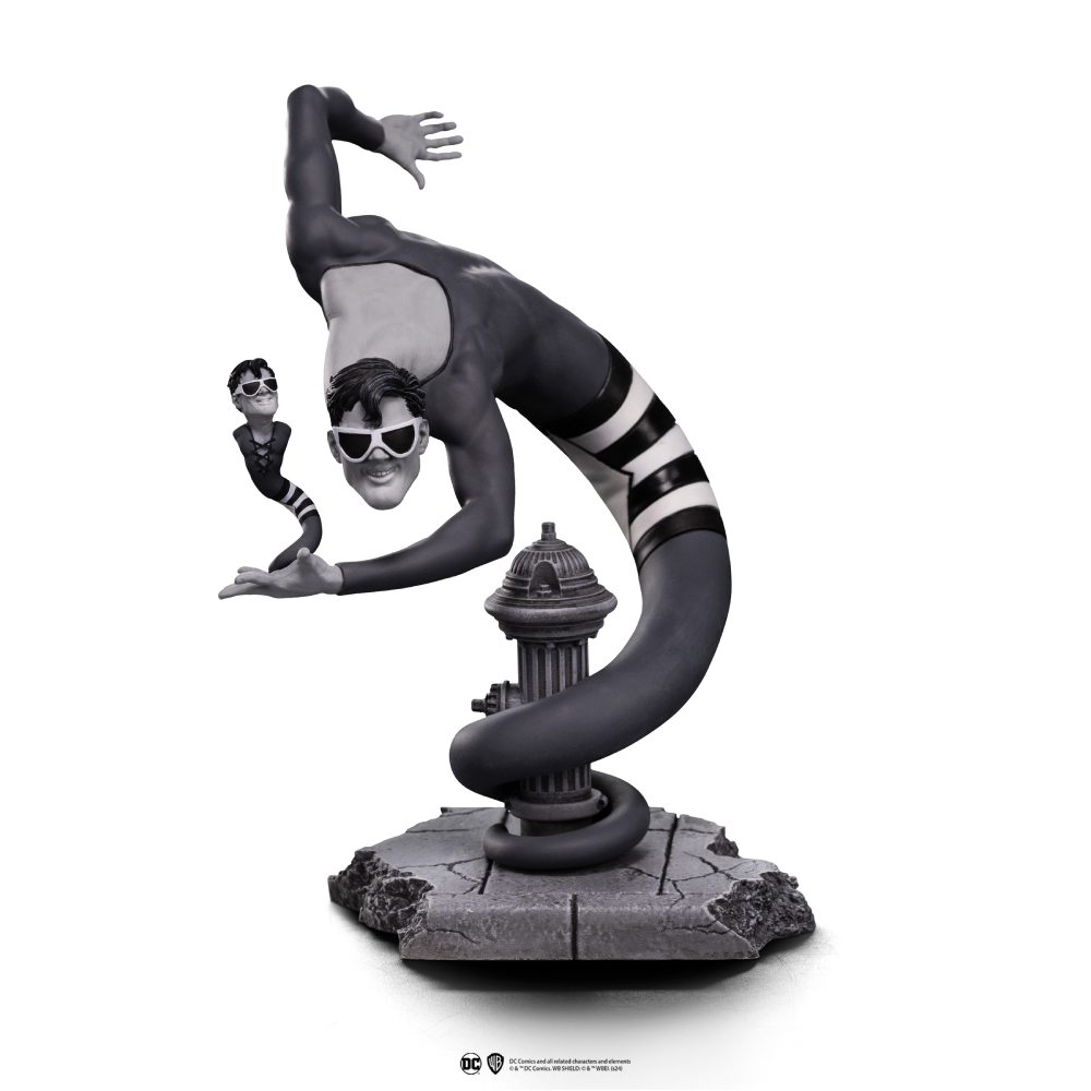 Estátua Plastic Man (B&W) Exclusive - DC Comics Series #9 - Art Scale 1/10 - Iron Studios