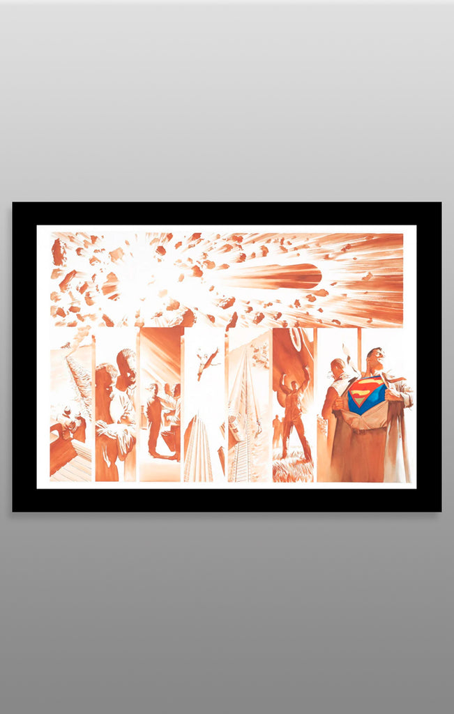 Litografia Origins: Superman (Sem Moldura) - Iron Fine Art
