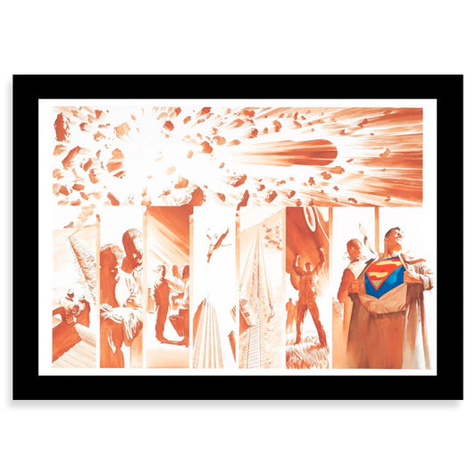 Litografia Origins: Superman (Sem Moldura) - Iron Fine Art