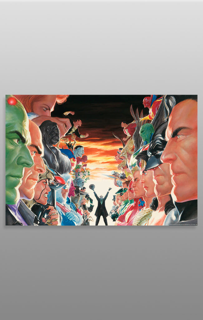 Mini Canvas Absolute Justice: Battle (Sem Moldura) - Iron Fine Art