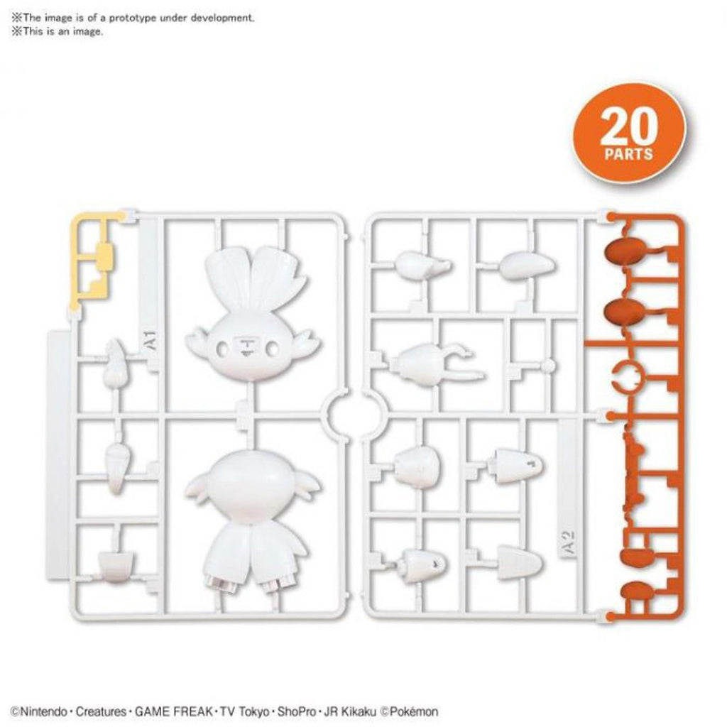 Model Kit Scorbunny - Quick Model Kit - Pokemon - Bandai