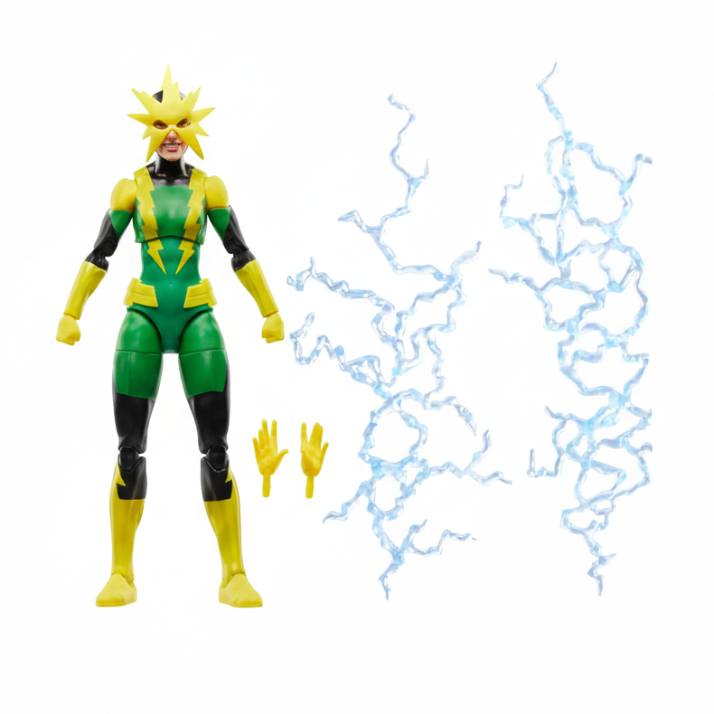 Figura Electro (Francine Frye) - Marvel Legends Series - Hasbro