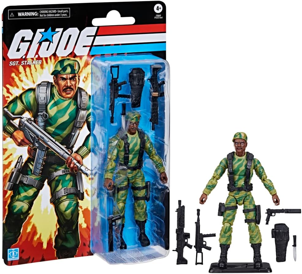 Figura Sgt. Stalker - G.I. Joe - Retro Collection - Hasbro