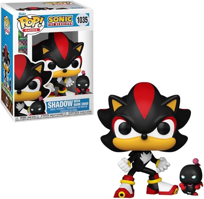 ESTÁTUA SHADOW E DARK CHAO 1035 - SONIC THE HEDGEHOG - POP! - FUNKO