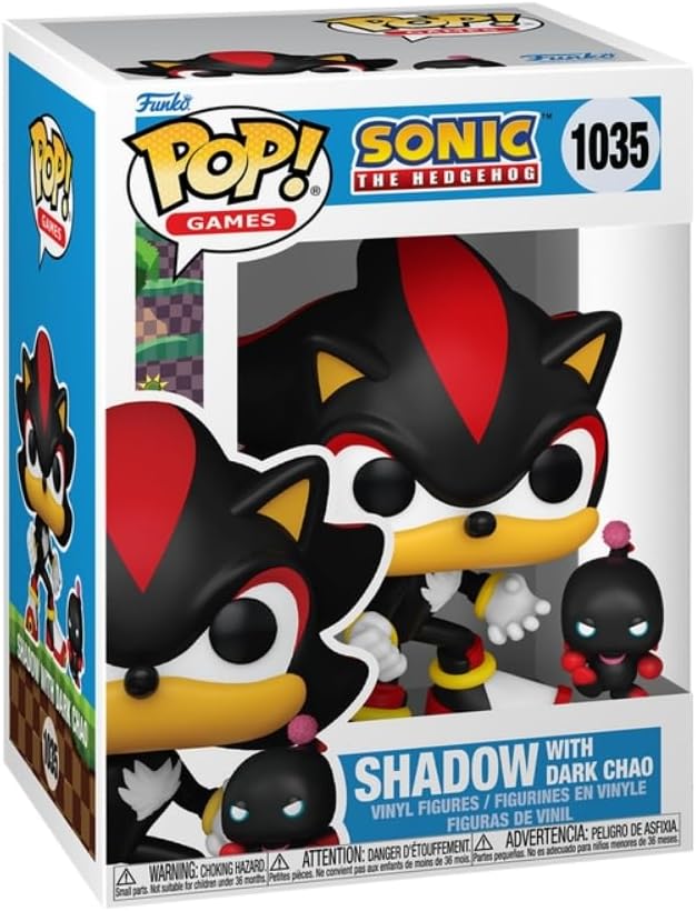 ESTÁTUA SHADOW E DARK CHAO 1035 - SONIC THE HEDGEHOG - POP! - FUNKO
