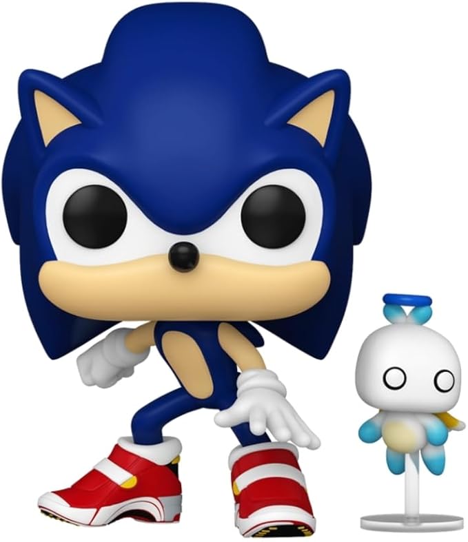 ESTÁTUA SONIC E CHAO 1036 - SONIC THE HEDGEHOG - POP! - FUNKO