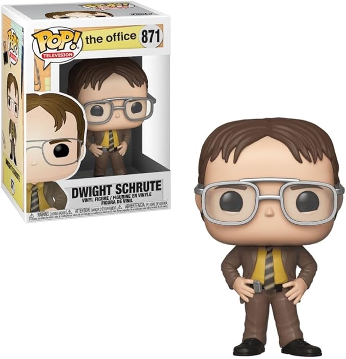 ESTÁTUA DWIGHT SCHRUTE 871 - THE OFFICE  POP! FUNKO