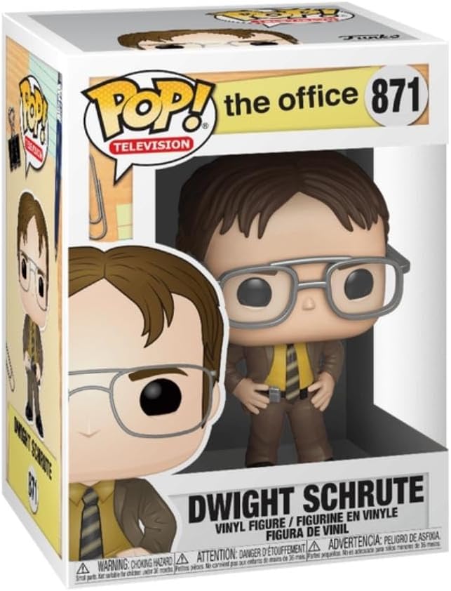 ESTÁTUA DWIGHT SCHRUTE 871 - THE OFFICE  POP! FUNKO