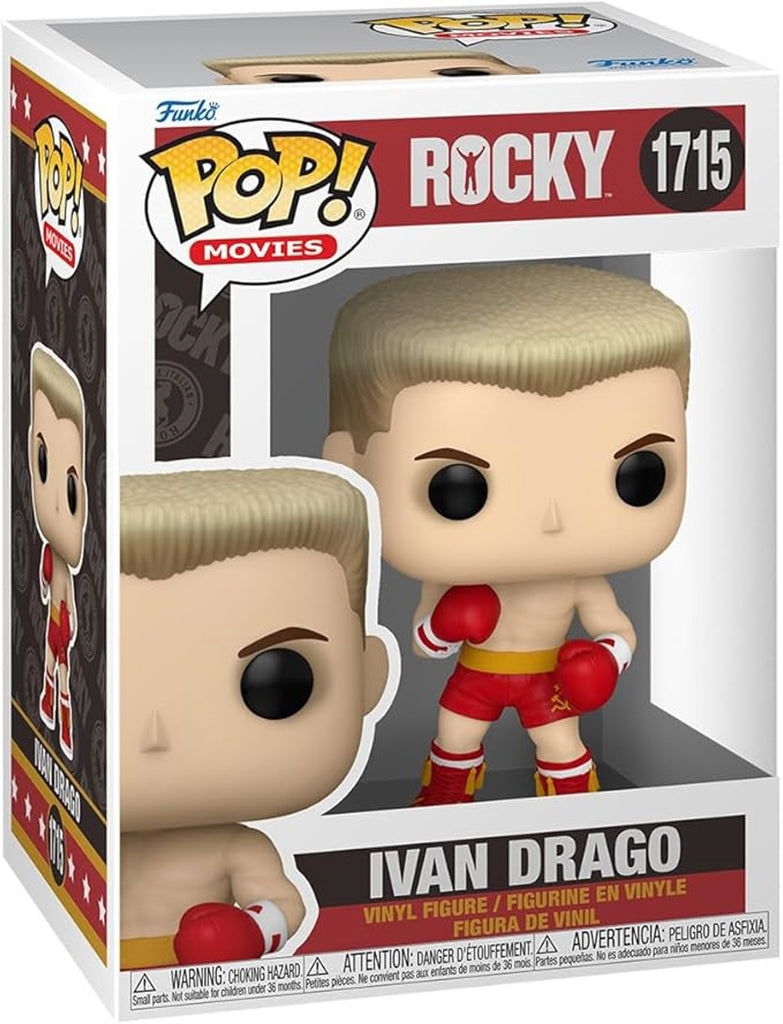 ESTÁTUA IVAN DRAGO 1715 - ROCKY S1 - POP! - FUNKO