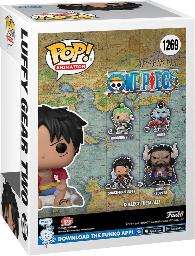 ESTÁTUA LUFFY GEAR TWO 1269 - ONE PIECE - POP! - FUNKO