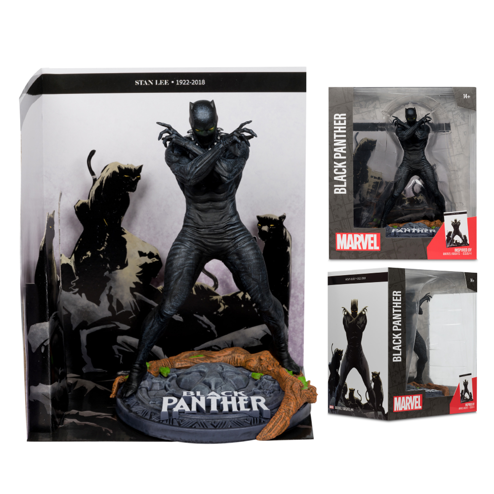 Figura Black Panther - Marvel Knights #4 - Marvel Collection WV4 - 1/10 Scale - McFarlane