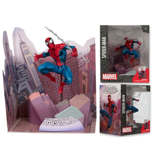 Figura Spider-Man - The Amazing Spider-Man #1 - Marvel Collection WV4 - 1/10 Scale - McFarlane