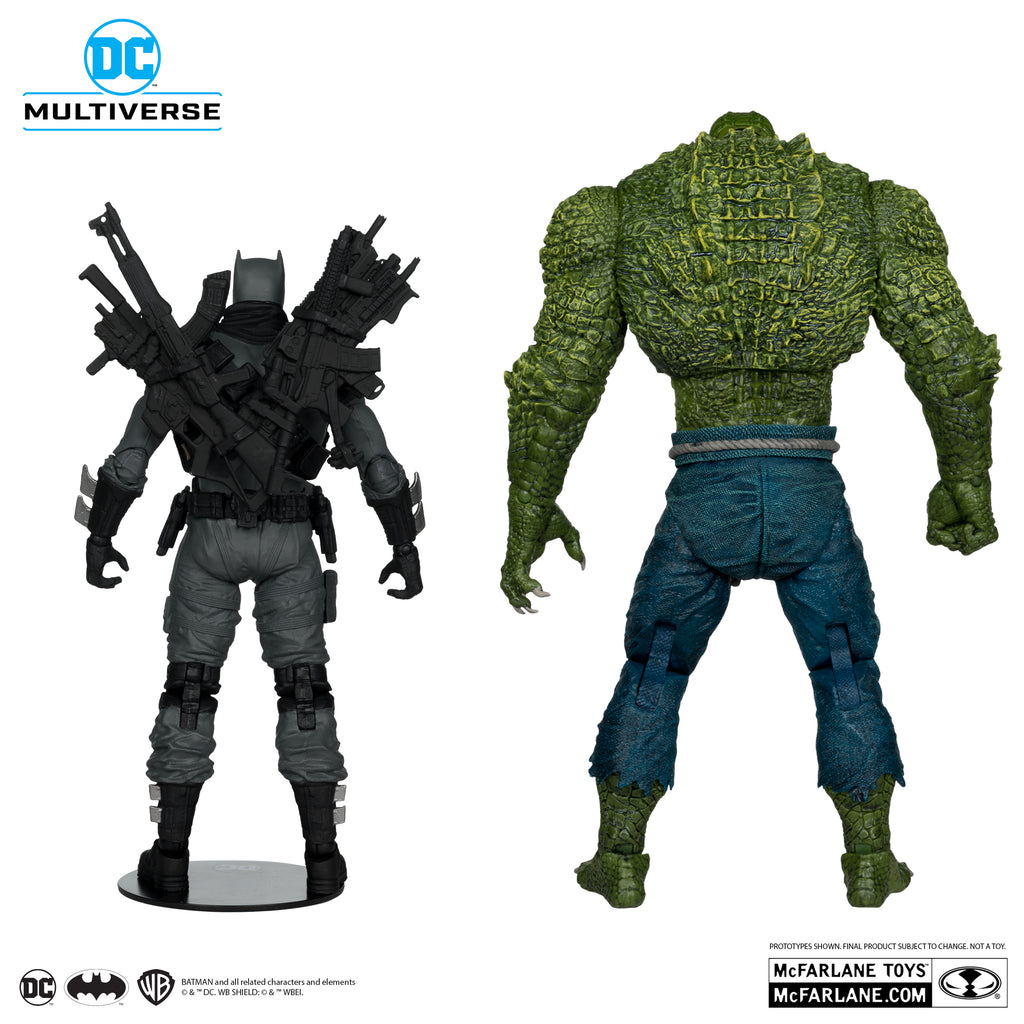 Figura The Grim Knight vs Killer Croc (Dark Multiverse) - DC Comics - 7 Scale - McFarlane