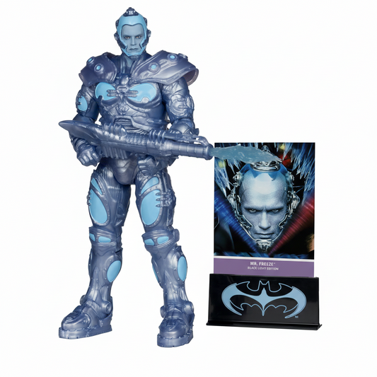 Figura MR. FREEZE (BLACK LIGHT) - BATMAN AND ROBIN - Gold Label Exclusive - DC Comics - 7 Scale - McFarlane